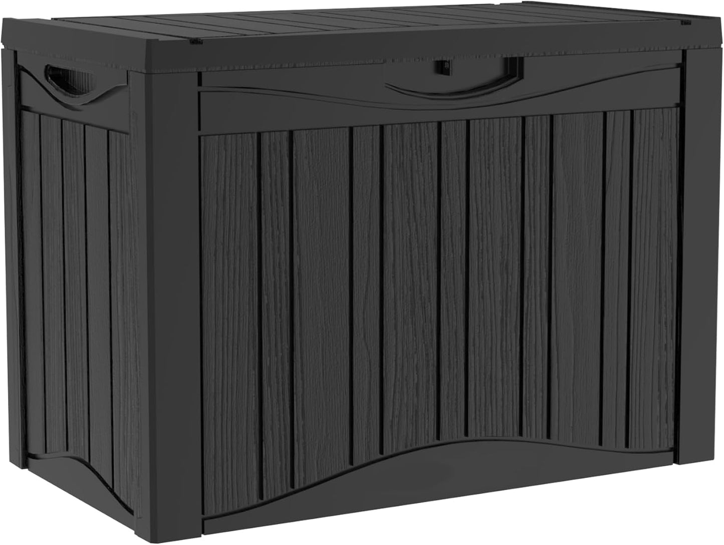 150 Gallon Deck Box,Outdoor Storage Box Lockable,Waterproof for Patio Furniture, Garden Tools, Pool Accessories, UV-Resistant for All Weather Use, Greige
