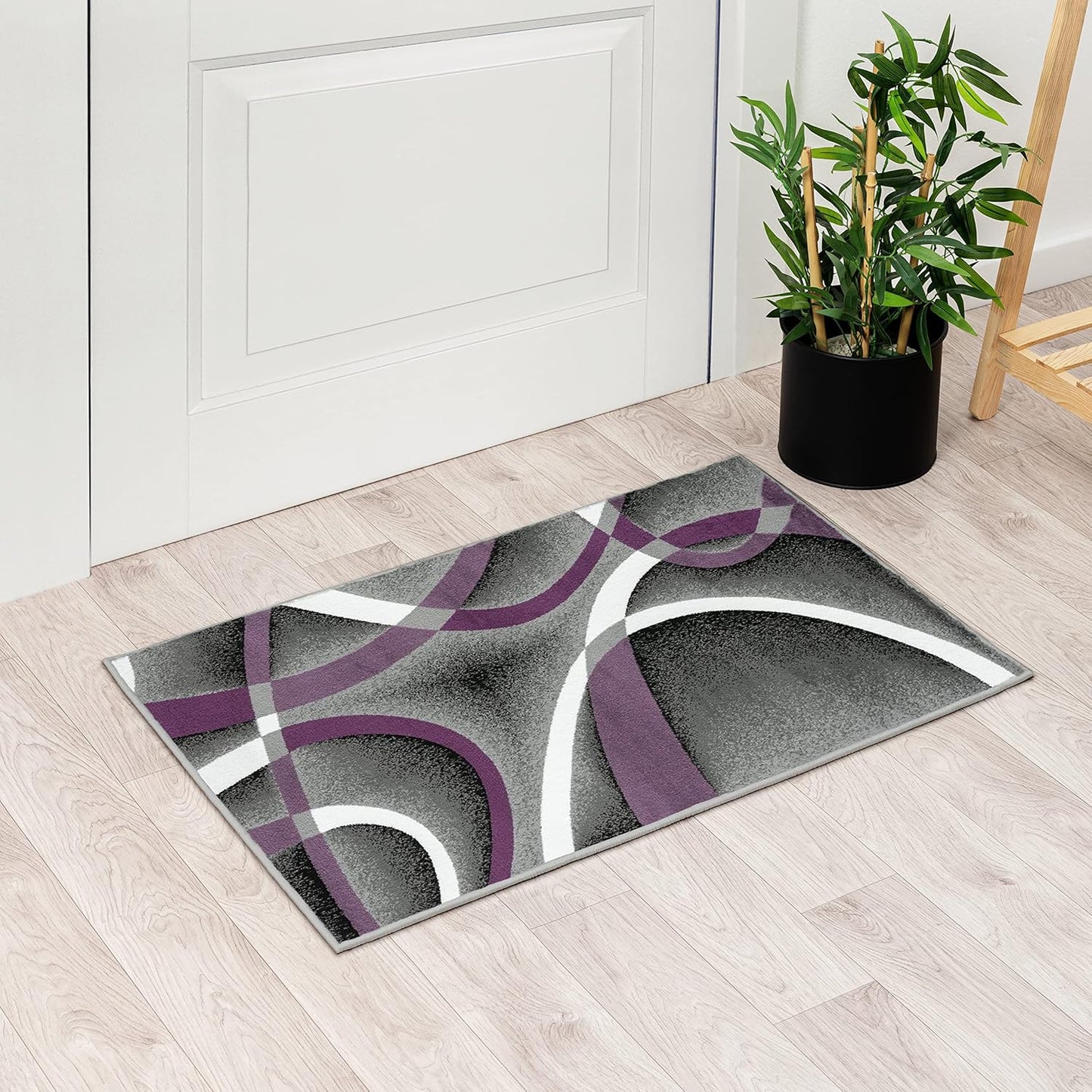 2305 Geometric Abstract Beige 6x9 Area Rugs for Living Room